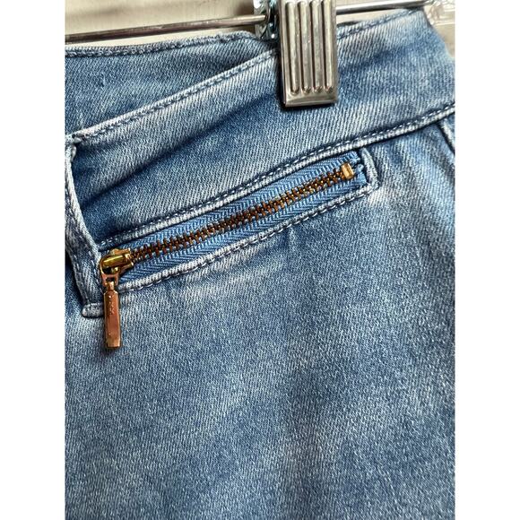 J. McLaughlin Stretch Denim Jeans Light Wash Zip Pockets - Picture 6 of 10